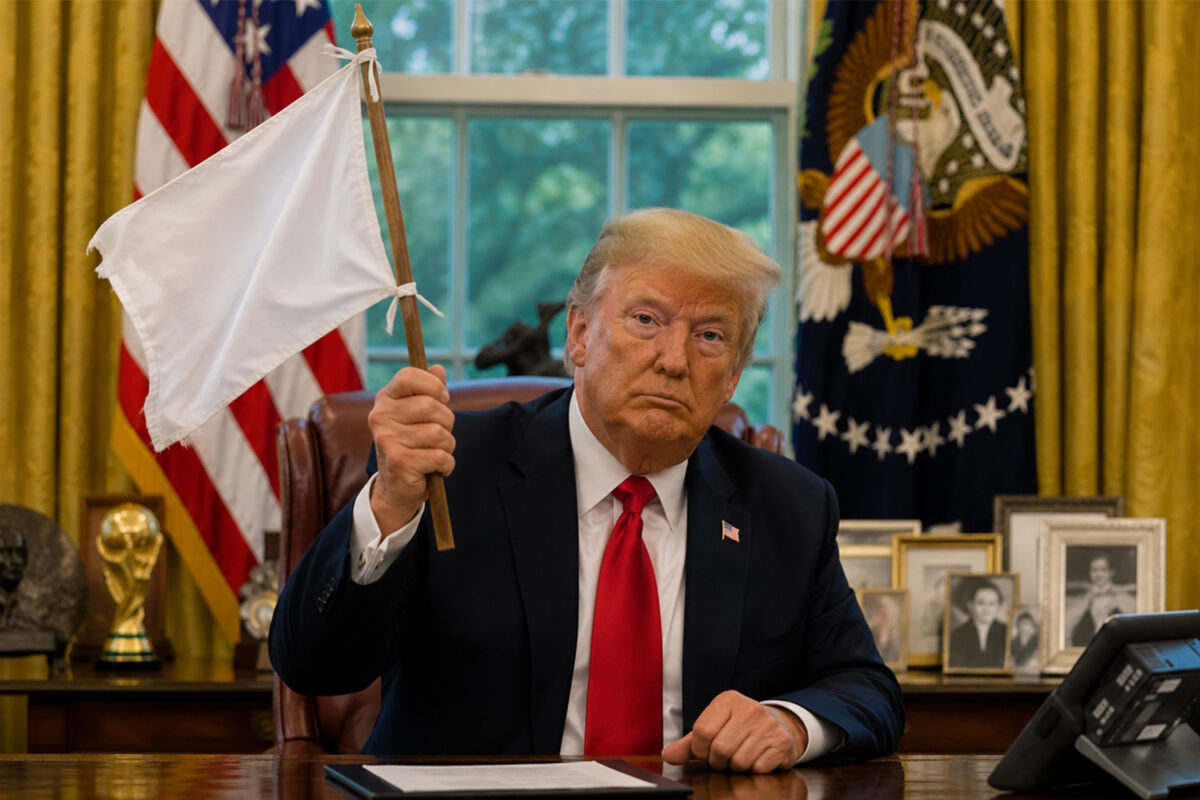 The US Hoists White Flag….in Deception!