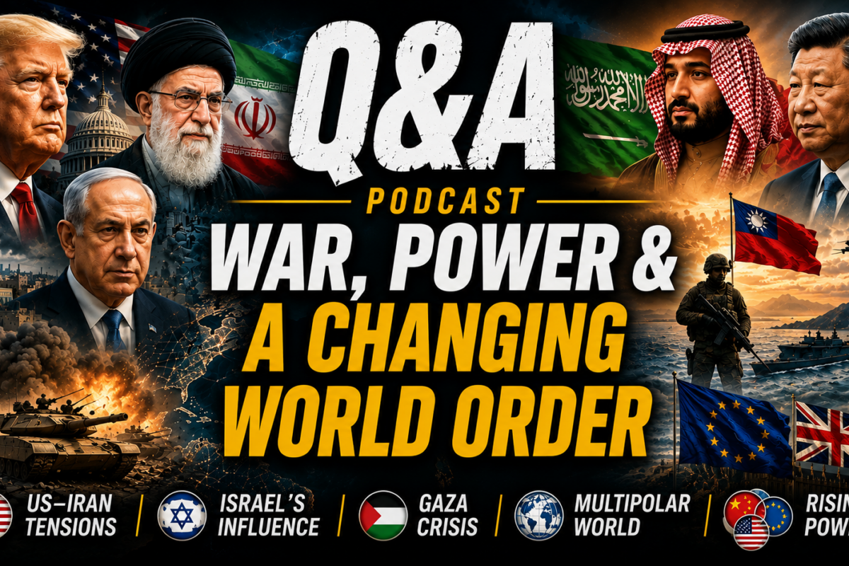 PODCAST:  Q&A – War, Power & A Changing World Order